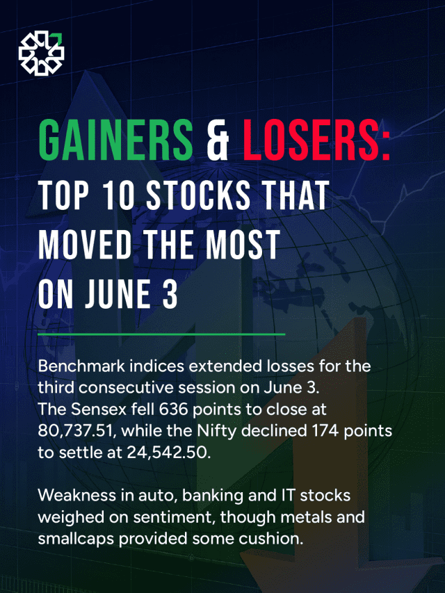 Gainers & Losers: Top 10 Stocks That Moved the Most on June 3